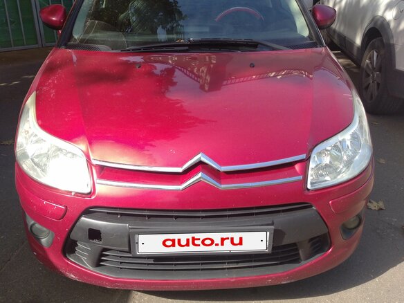 2010 Citroen C4 I Рестайлинг, красный, 400000 рублей - вид 2