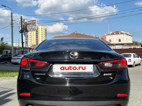 2016 Mazda 6 III (GJ) Рестайлинг, чёрный, 1399999 рублей - вид 6