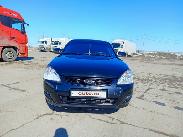 2011 Lada (ВАЗ) Priora I, чёрный, 460000 рублей - вид 1