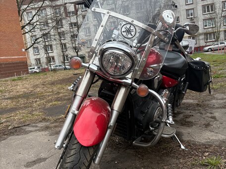 2012 Yamaha XVS1300, красный, 740000 рублей, вид 2