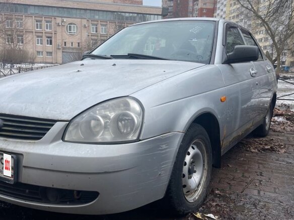 2008 Lada (ВАЗ) Priora I, серебристый, 115000 рублей - вид 1