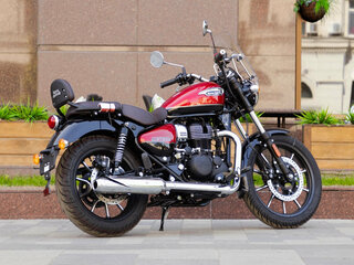 2024 Royal Enfield Meteor, голубой, 488900 рублей, вид 4