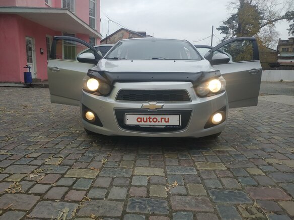 2013 Chevrolet Aveo II, серебристый - вид 5