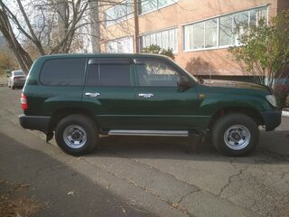 2005 Toyota Land Cruiser 105 100 Series Рестайлинг 2, зелёный, 2870000 рублей, вид 4