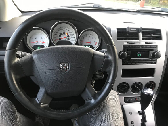 2008 Dodge Caliber I, чёрный, 450000 рублей - вид 7