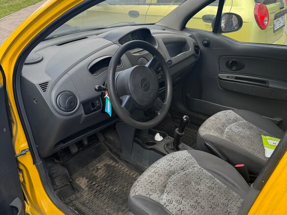 2007 Chevrolet Spark II, жёлтый - вид 4