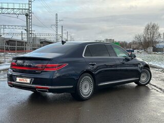2019 Genesis G90 Limousine I Рестайлинг, синий, 5350000 рублей, вид 2