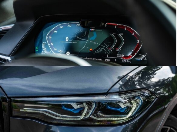 2019 BMW X7 30d I (G07), серый, 6999999 рублей - вид 13