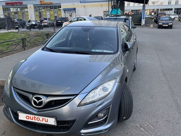 2012 Mazda 6 II (GH) Рестайлинг, серый, 650000 рублей