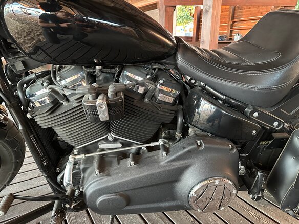 2020 Harley-Davidson Fat Bob, чёрный, 2900000 рублей - вид 9