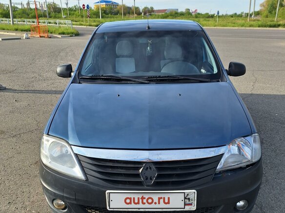 2013 Renault Logan I Рестайлинг, синий, 470000 рублей