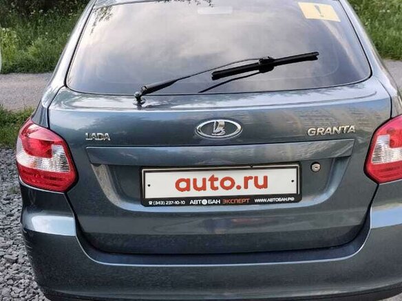 2014 Lada (ВАЗ) Granta I, серый, 450000 рублей - вид 3