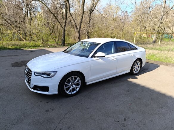 2015 Audi A6 IV (C7) Рестайлинг, белый