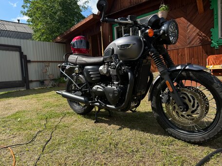2016 Triumph Bonneville T120, серый, 1100000 рублей, вид 2