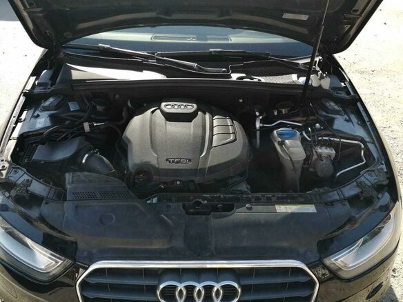 2014 Audi A4 IV (B8) Рестайлинг, чёрный, 1350000 рублей - вид 1