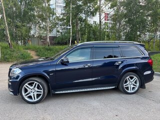 2014 Mercedes-Benz GL-Класс 350 II (X166), синий, 2890000 рублей, вид 2