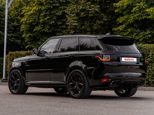 2021 Land Rover Range Rover Sport SVR II Рестайлинг, чёрный, 7350000 рублей - вид 9
