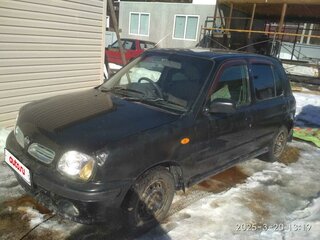 2001 Nissan March II (K11), чёрный, 70000 рублей, вид 1