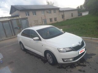 2017 Skoda Rapid I Рестайлинг, белый, 545000 рублей, вид 2