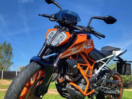 2019 KTM 390 Duke, оранжевый, 460000 рублей, вид 1