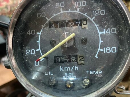 1993 Honda Steed 400, пурпурный, 300000 рублей, вид 5