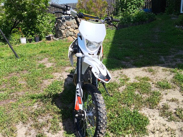 2022 Kayo Basic TT125EM, белый, 75000 рублей - вид 5