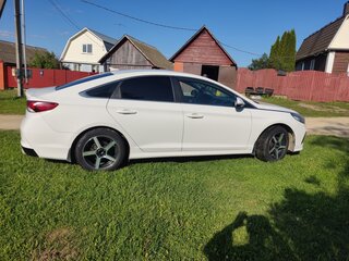 2017 Hyundai Sonata VII (LF) Рестайлинг, белый, 1048000 рублей, вид 3