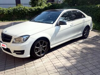 2011 Mercedes-Benz C-Класс 180 BlueEFFICIENCY III (W204) Рестайлинг, белый, 1200000 рублей, вид 2