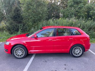 2011 Audi A3 II (8P) Рестайлинг 2, красный, 750000 рублей, вид 3