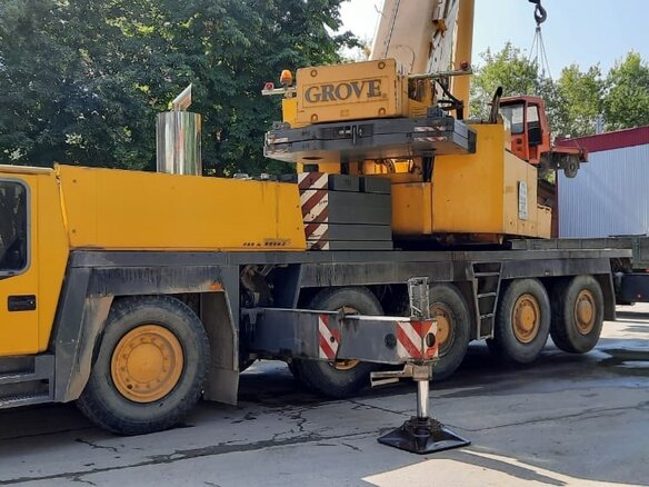 2007 Grove GMK, жёлтый - вид 8