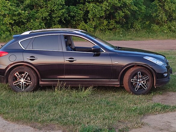 2012 Infiniti EX25 I (J50), чёрный, 1450000 рублей - вид 3