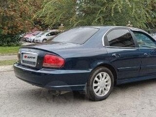 2007 Hyundai Sonata ТагАЗ IV (EF) Рестайлинг, синий, 630000 рублей, вид 3