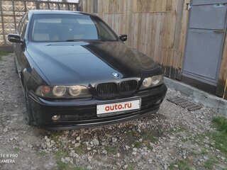 2002 BMW 5 серии 520i IV (E39) Рестайлинг, чёрный, 950000 рублей, вид 1
