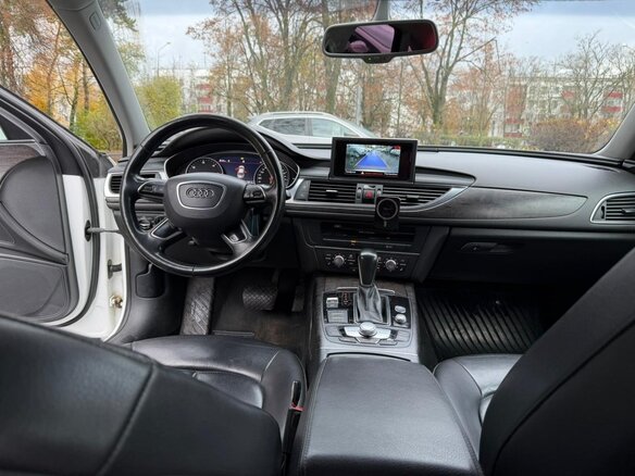 2017 Audi A6 IV (C7) Рестайлинг, белый, 2080000 рублей - вид 7