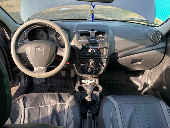 2024 Lada (ВАЗ) Granta I Рестайлинг, серый, 950000 рублей - вид 6