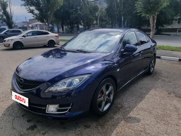 2007 Mazda 6 II (GH), синий, 560000 рублей