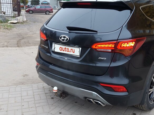 2015 Hyundai Santa Fe III Рестайлинг, чёрный, 1950000 рублей - вид 8