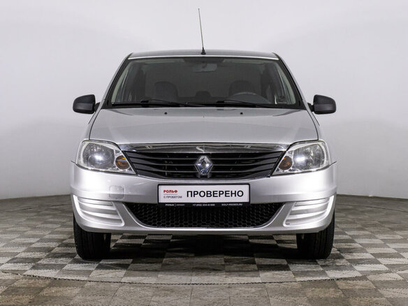 2014 Renault Logan I Рестайлинг, серый - вид 1