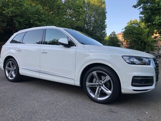 2019 Audi Q7 II (4M), белый, 6444000 рублей, вид 3