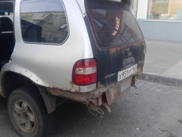 2003 Kia Sportage Grand I, серый, 150000 рублей - вид 1