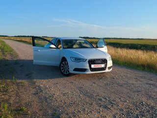 2013 Audi A6 IV (C7), белый, 1400000 рублей, вид 1