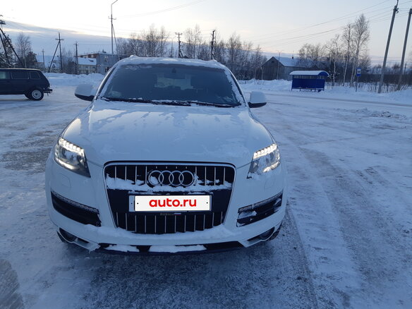 2012 Audi Q7 I (4L) Рестайлинг, белый, 1900000 рублей - вид 1