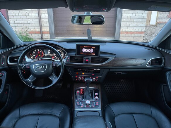 2013 Audi A6 IV (C7), белый, 1850000 рублей - вид 7