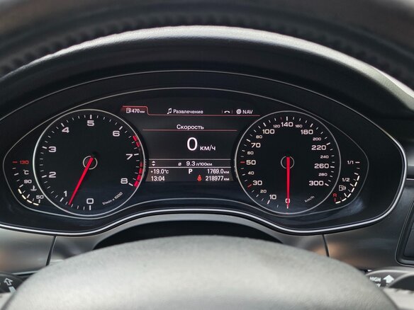 2011 Audi A6 IV (C7), синий, 1800000 рублей - вид 13