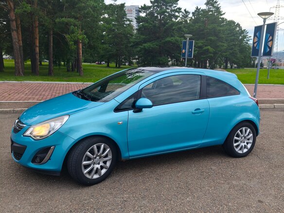 2011 Opel Corsa D Рестайлинг I, голубой, 680000 рублей - вид 2