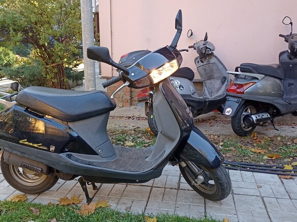 1998 Honda Lead 50, чёрный, 100000 рублей