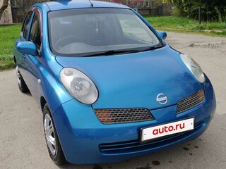 2004 Nissan March III (K12), синий, 680000 рублей, вид 1