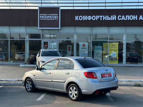 2011 Kia Rio II Рестайлинг, серебристый - вид 5