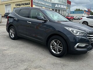 2018 Hyundai Santa Fe III Рестайлинг, синий, 1850000 рублей, вид 3
