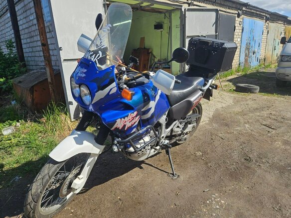 1998 Honda XRV 750 Africa Twin, синий, 500000 рублей - вид 7